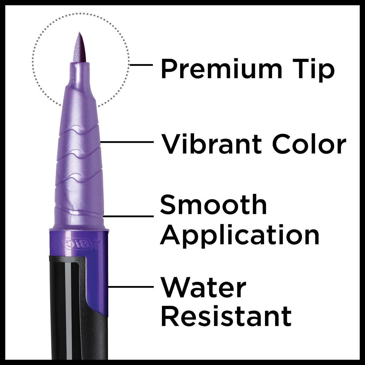 BODYMARK Metallic Colors Temporary Tattoo Marker for Skin, Premium Brush Tip, Skin-Safe Temporary Tattoo Markers Set, 3-Count Marker Set, 4 Stencil Designs